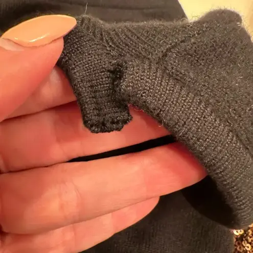 Anthropologie  Bl-nk London Gold Sequin Sleeve Sweater Size XXS NWT Flawed Gem - Image 9