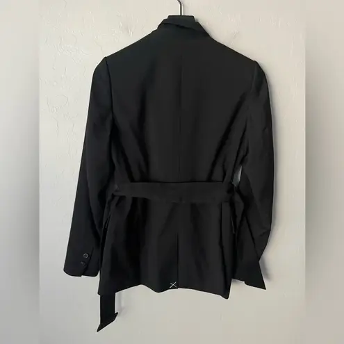 Wildfang empower belted blazer black small