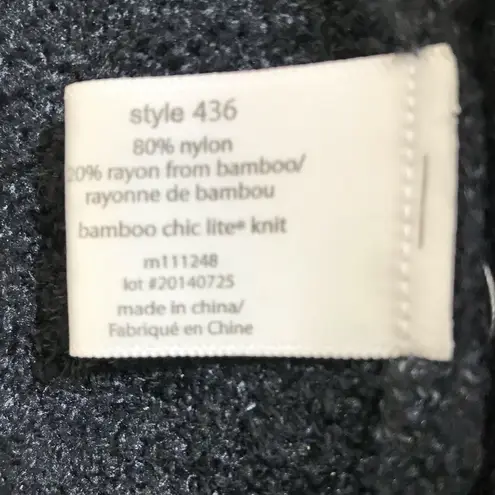 Barefoot Dreams Black & Tan Ombre Cozychic Lite Calypso Wrap Waterfall Cardigan