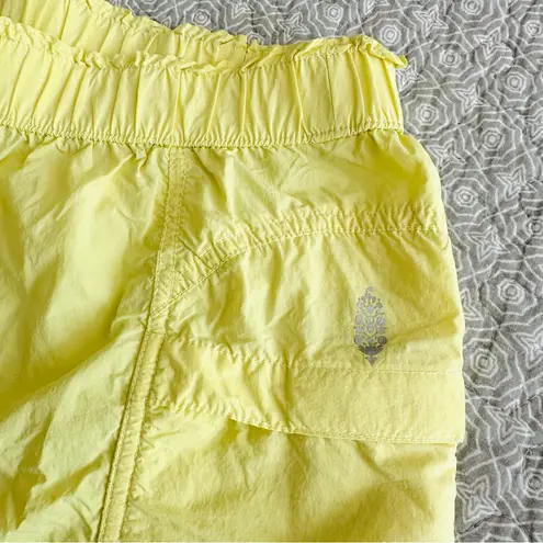 FREE PEOPLE FP Movement In The Wild Shorts Glow Yellow Athletic Size S
