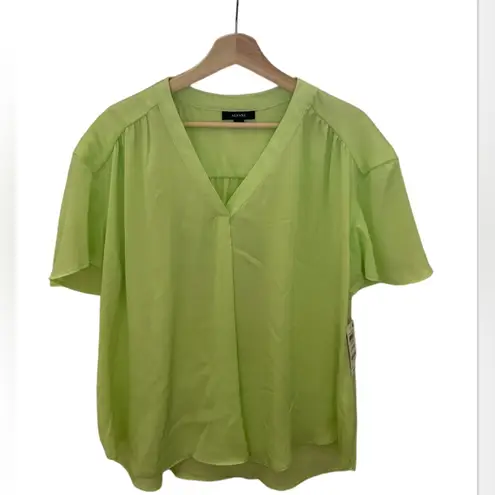 Alfani Shirred V-Neck Dolman-Sleeve Top Melon Sky