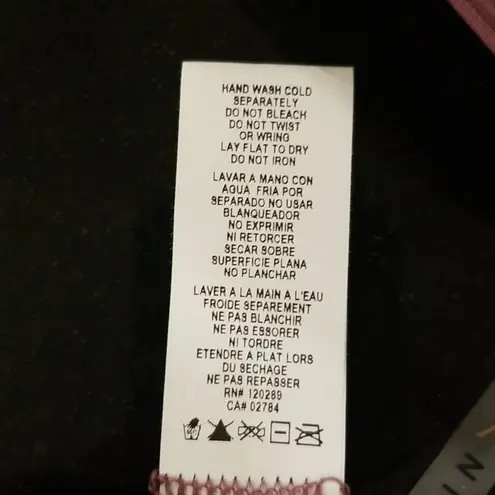 Vitamin A ππ Rose Rib Bikini Set Moss Top + Carmen Bottom 12 D XL NWT