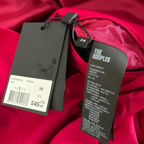 The Kooples PINK CREPE SUIT JACKET sz 38 (M)