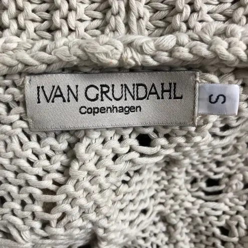 Ivan Grundahl Copenhagen Open Front Cardigan Ecru