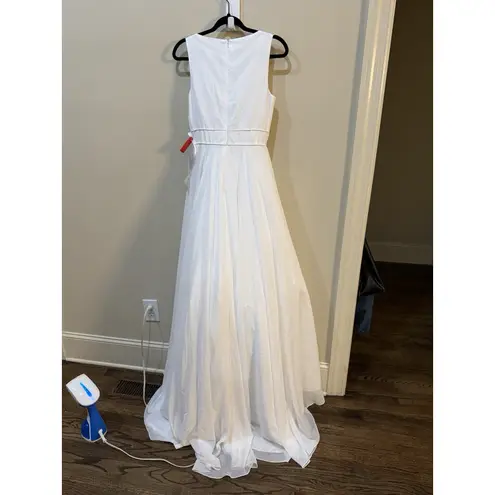 Dresses Mac Duggal 55272 Nwt Layered Tulle Ball Gown White