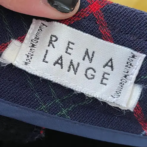 Rena Lange Designer Plain Wrap Skirt Size XS