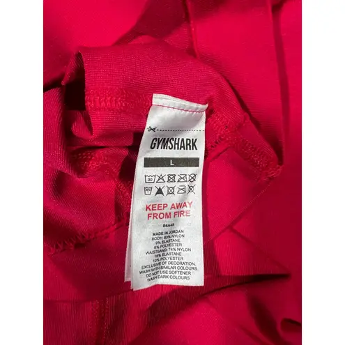 Gymshark  Women's Training Shorts Seamless High Waist Hot Pink Workout Gym L - Image 3