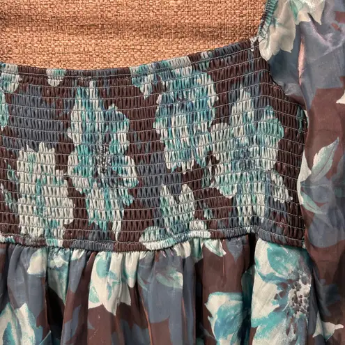 Milkmaid Dress Large Whimsigoth Dark Romantic Coquette Victorian Vibes Blue