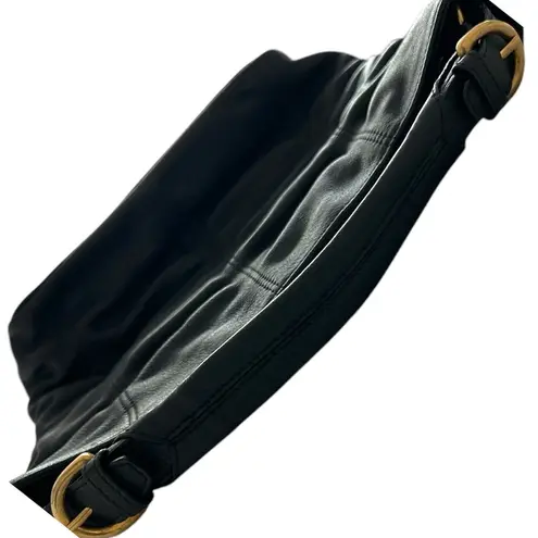 Furla Rouged Black Leather Handbag