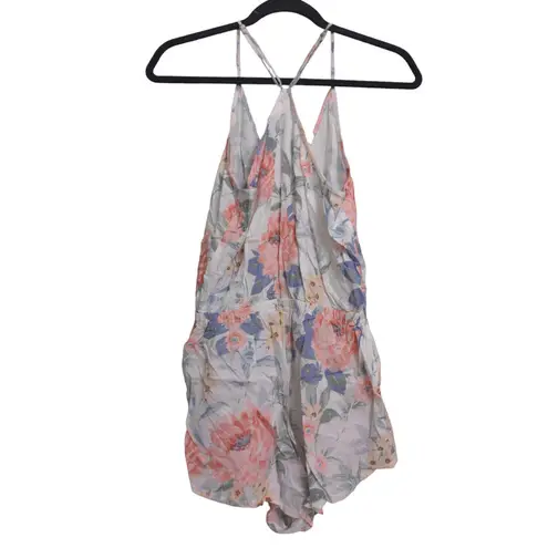 Yumi Kim Sugar And Spice Romper Breathless Rose Floral Adjustable S New