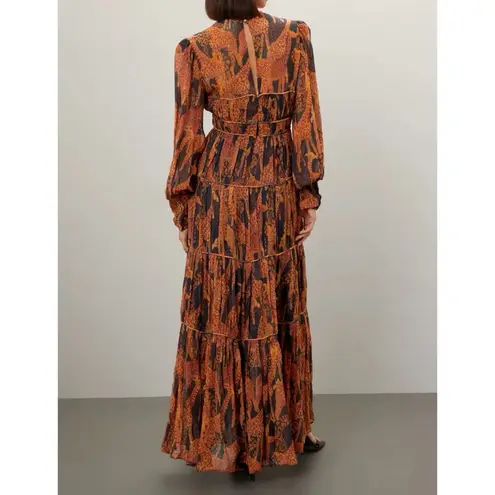 Farm Rio | giraffes puff sleeve maxi dress