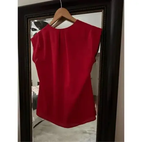 Outback Red   Sleeveless Blouse XS Red‎