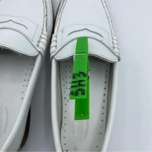 Sebago Classic Dan Pigment Loafer Woman’s‎ size 7 White quiet luxury preppy