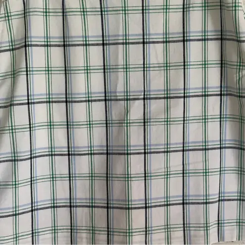 AW Golf by Allyson Whitmore Size 8 Plaid Skorts Blue Green White Pickleball