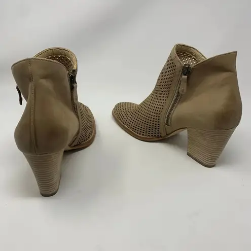 Paul Green Bonzai Perforated Bootie Sisal Nubuck Size 6.5/US 9