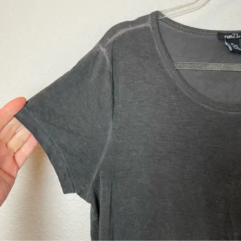 Rue 21  Women's Charcoal Gray T-Shirt Oversized Dress Size XL