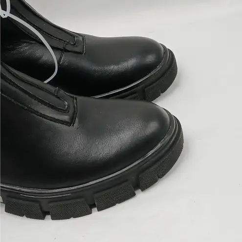 Blondo Plaka Waterproof Platform Hiking Boots Womens 6M Black Lug Sole Gorpcore