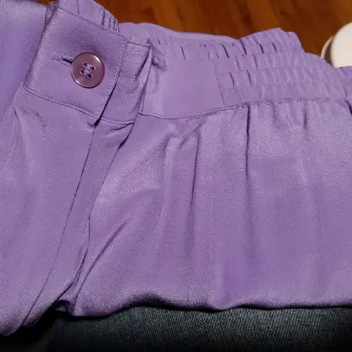 Diane Gilman Lavender Purple Silk Pants