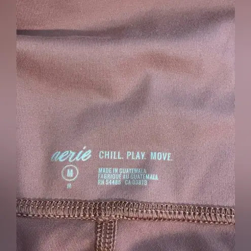 Aerie  chill play move Leggings Rose Pink‎ Medium Cropped