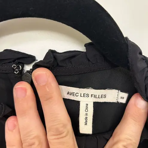 Avec Les Filles long sleeve shirt romper size XS BIN M