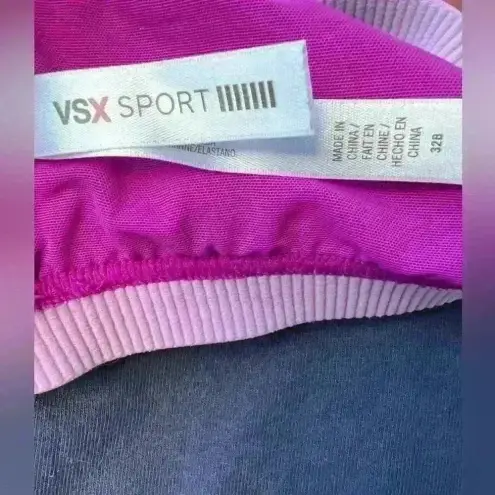 VSX Victoria Secret Sports Bra 32B Y2K Vintage Retro Purple Teal Yoga Size undefined