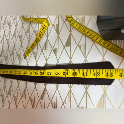 Leatherock Stone Jewels Studded Leather Belt Size M Brown Size M