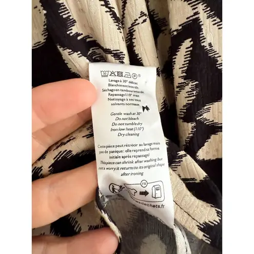 Sézane | Sezane | Linon Blouse in Black & White | Sz 34 / US Sz 2