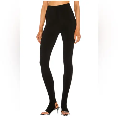 Norma Kamali Legging With Footie in Black