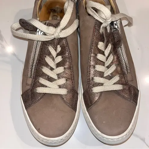 Paul Green Toby Nubuck Leather Sneaker Shoes women size 9.5