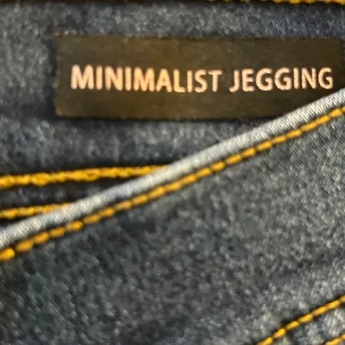 Curve Appeal Minimalist Jegging Dark Wash Stretch Denim Jeans Women Size 4 27 Blue