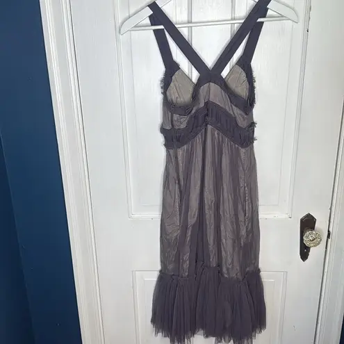 Moulinette Soeurs Anthropologie Spirited Away Tulle Pocket Dress W1395 Sz 0