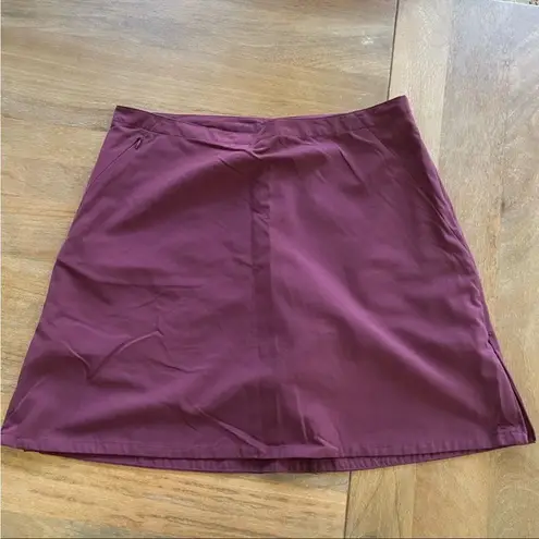 Patagonia  duway plum purple skort 10