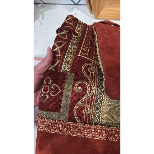 Handmade tapestry carpet bag adjustable backpack pocket inside bohemian indie