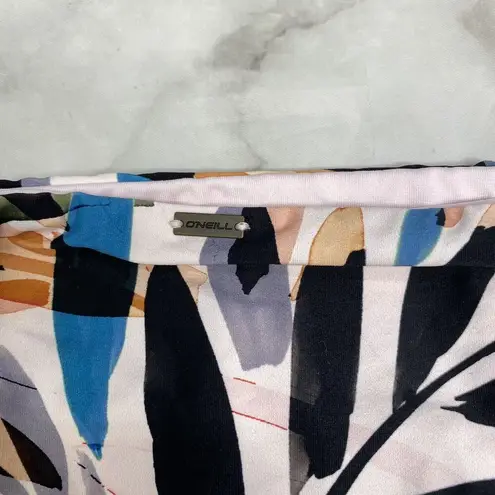 O'Neill  Womens Juniors Pink Nora Printed Side Tie Bikini Bottoms Swim M Tropical