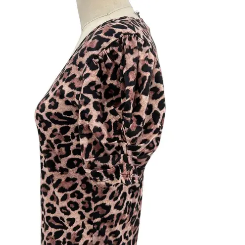 Generation Love Tiffany Classic Leopard Print T-Shirt Mini Dress Size XXS