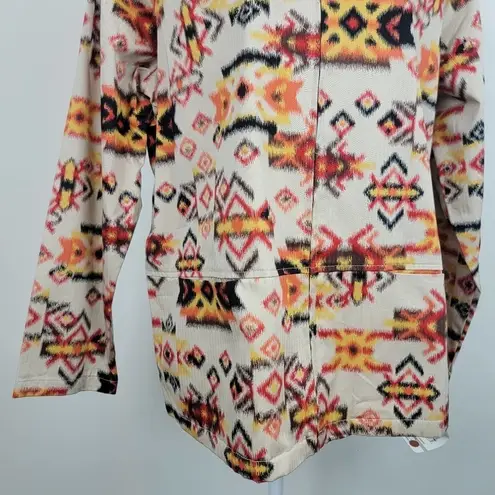 Breckenridge Aztec Print woman’s plus khaki red painted desert Jacket Size 1X