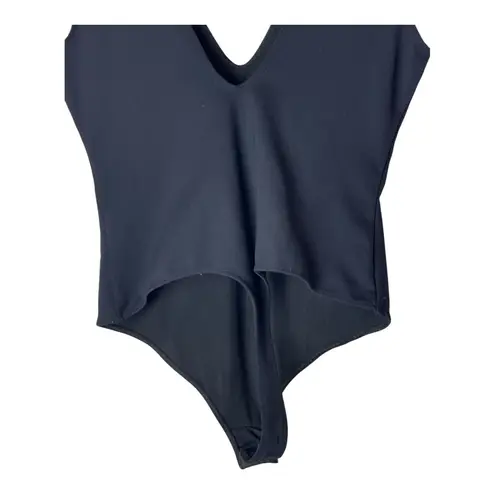 Intimately Free People Bodysuit Women Medium Black Keep It Sleek Gothic Sexy