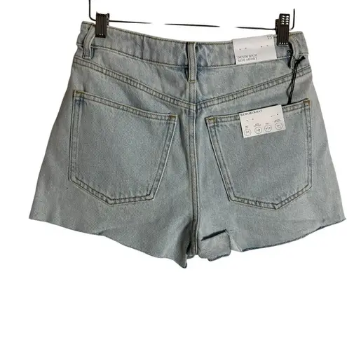 We Wore What Denim High Rise Cut Off Blue Jean Shorts Size 25