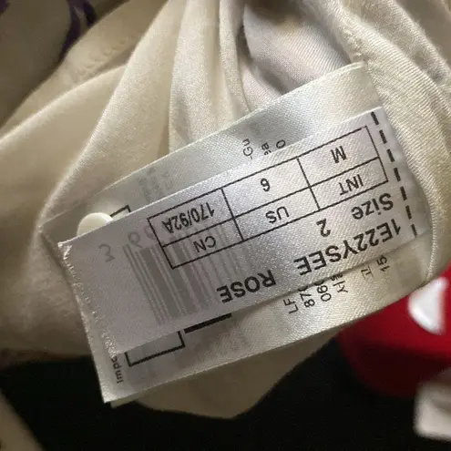 Ba&sh YSEE FLORAL MIDI DRESS FLUTTER CAP SLEEVE LAGOONLOOK GRANNYCORE VISCOSE