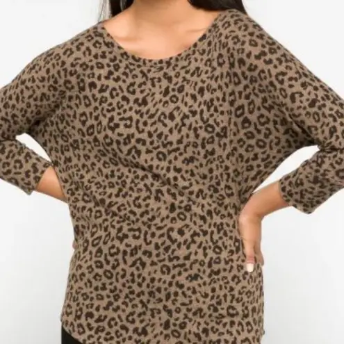 Market & Spruce Corinna Brushed Dolman Knit Top - Size Small