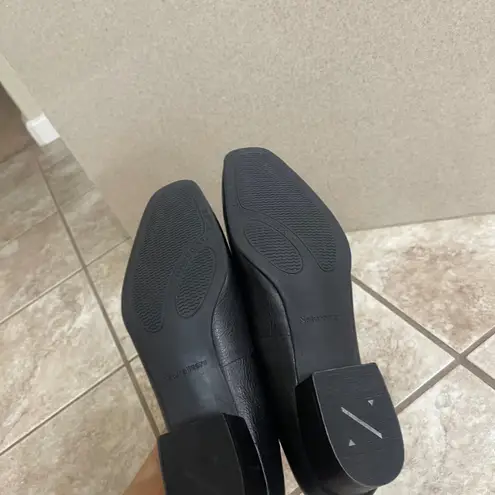 Naturalizer Black Leather Block Heel Pumps Women Size 8M EUC casual work wear