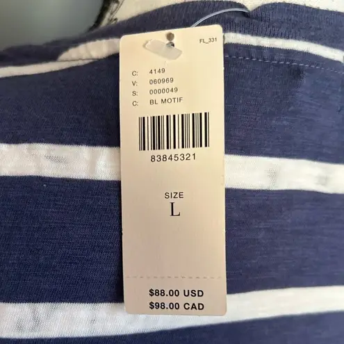 Anthropologie T.La Twisted Cutout Dress Blue Size L