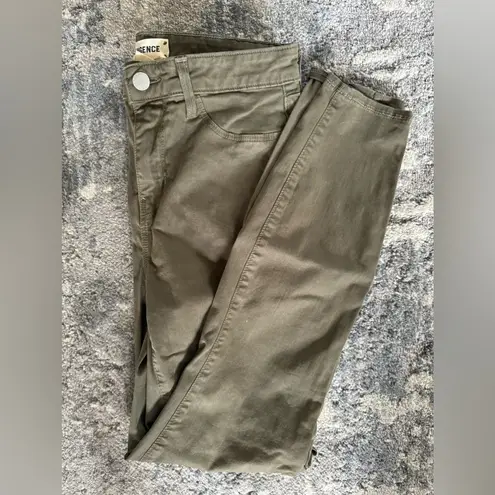 L'Agence  Margot High-rise Skinny jeans in army green