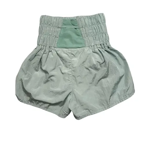 FP Movement by Free People The Way Home Mint Elastic Waist Pull On Shorts, XS Green