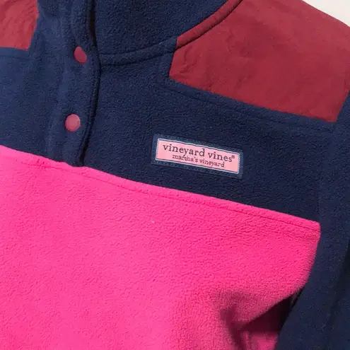 Vineyard Vines  Color Block Fleece Snap Shep Shirt