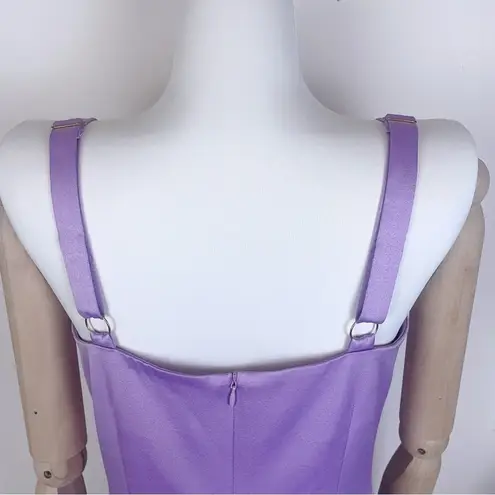 Elliatt Katherine Draped Mini Dress - Lilac