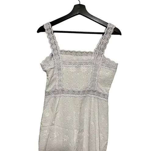 Charo Ruiz Ibiza Zuma Crocheted Broderie Anglaise Romper White