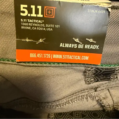 5.11 Tactical women's defender flex slim pants size 12 Long NWT Gray (coin)