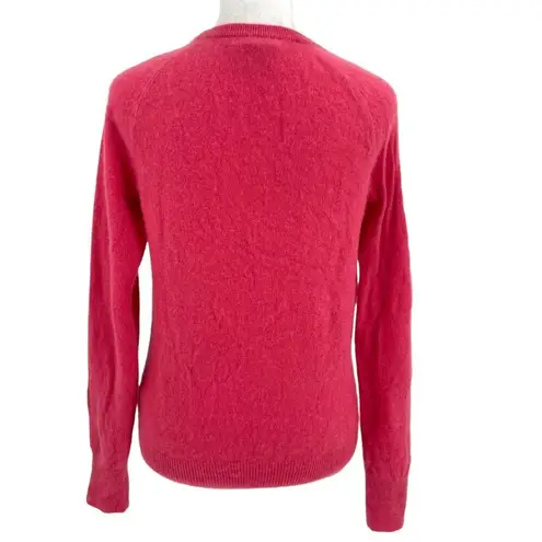 Equipment 100% Cashmere Crew-Neck Long Sleeve Sweater Bright Pink size Small