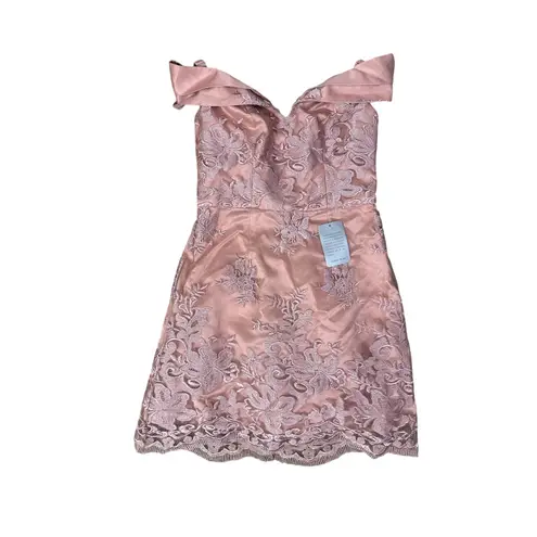 Chi Chi London Mini Dress Satin New